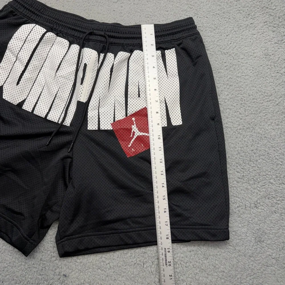 Nike Air Jordan AA4607-010 Mens XXL Black Jumpman Graphic Mesh Basketball Shorts